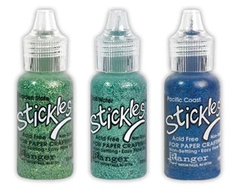 Ranger Stickles Glitter Glue Lot Garden State Pacific Coast Salt Water