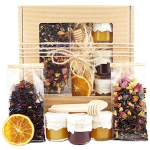 Coffret cadeau « Thé et douceurs » UniTea Land (Pack Tea Lover, Boîte de thé en vrac)