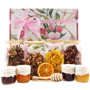 Gift Set Tea and Sweets &quot;Symphony of Flavors&quot; UniTea Land (Tea Lover Pack, Loose Leaf Tea Box)