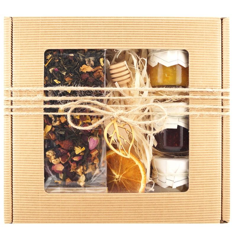 Gift Set tea and Sweets Unitea Land tea Lover Pack, Loose Leaf Tea Box