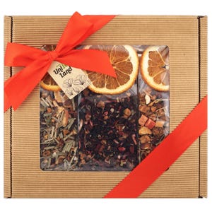 Tea Gift Set Fruit Tea Premium UniTea Land 150g (5.3oz), Tea Lover Pack, Loose Leaf Tea Box