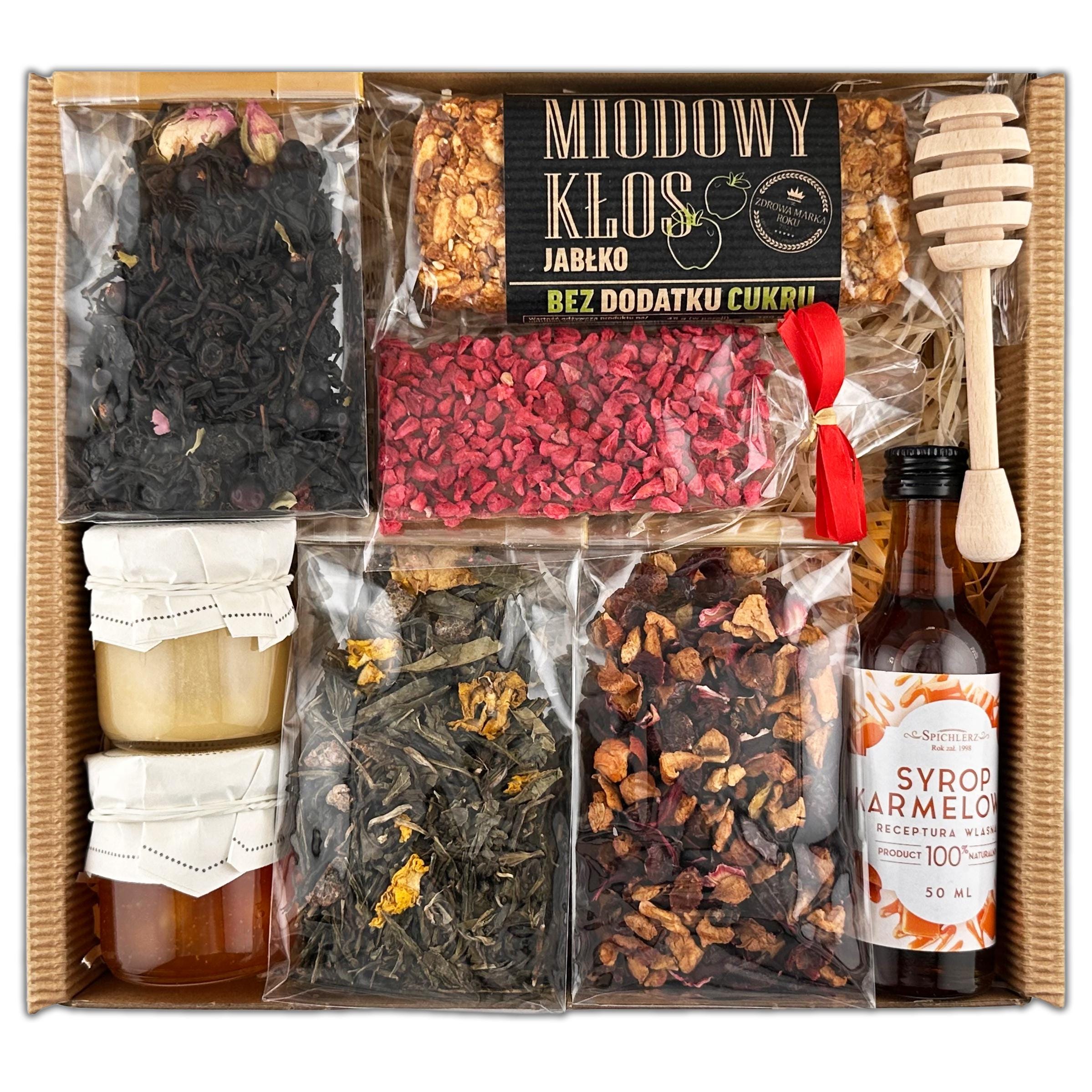 Gift Set Tea and Sweets UniTea Land  (Tea Lover Pack, Loose Leaf Tea Box)