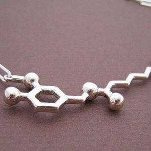 capsaicin molecule chili pepper necklace styled for men image 2