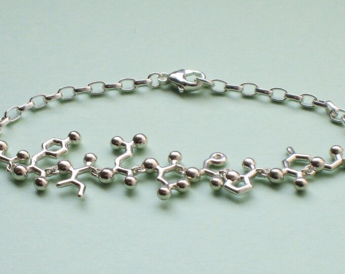 Oxytocin Molecule Bracelet Reserved for Andreanemerson Etsy