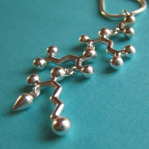 custom name or word amino acid necklace or earrings image 5