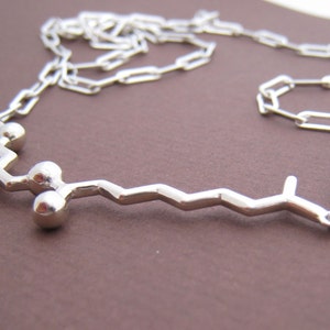 capsaicin molecule chili pepper necklace styled for men image 5