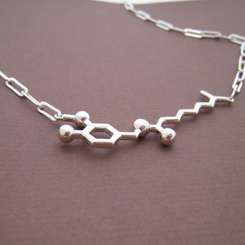 capsaicin molecule chili pepper necklace styled for men image 4