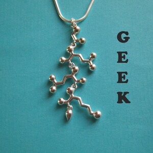 custom name or word amino acid necklace or earrings image 2