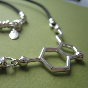 serotonin necklace with black cord image 4