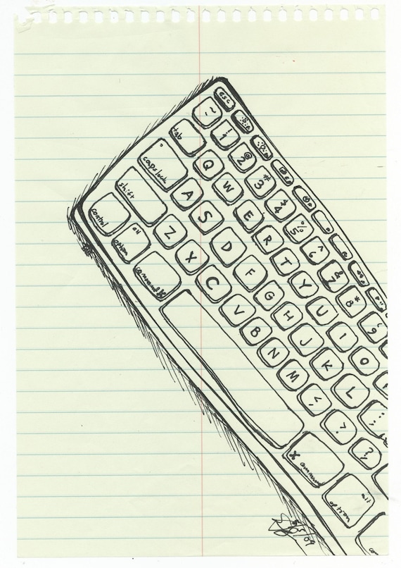 draw the figure of keyboard