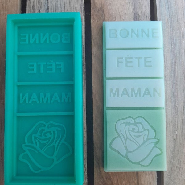 moule tablette bonne fête maman