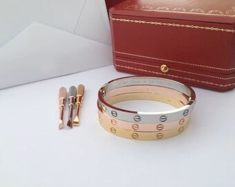 18K Women Screw Bracelet - Love Bracelet - Waterproof - Gift Bracelet