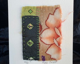 OOAK Textile Collage