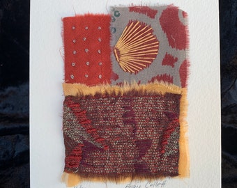 OOAK Textile Collage