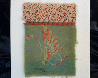 OOAK Textile Collage