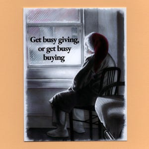 面白いクリスマスカード：ブラックユーモア、34丁目の奇跡