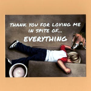 Muttertagskarten, Vatertagskarten, Geschenk für Mama, Papa, Eltern, Großeltern, Familie, Danke, Valentinstag, Geschenk, plebejische Geschenke ©