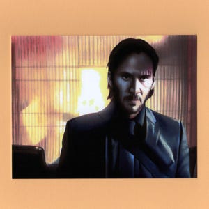 John Wick Valentine, Cartões de Dia dos Namorados, Cartão de Keanu Reeves, Filhote de Cachorro, Dia dos Namorados Triste, Cartão de Saudação, Cartões de Dia dos Namorados, Presente, Presentes Plebeus ©