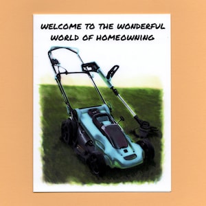 Housewarmingkaart, eerste huiseigenaar, grappige wenskaarten, kaart eigenaar, huiseigenaar, housewarmingcadeau, cadeaus plebeian ©