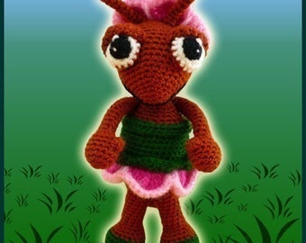 Amigurumi Pattern Crochet Abby Ant Doll DIY Instant Digital Download PDF