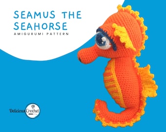 Motif amigurumi au crochet hippocampe hippocampe bricolage téléchargement numérique