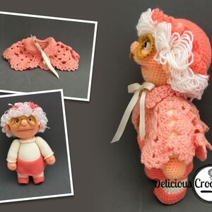 Amigurumi Pattern Crochet Granny Doll DIY Digital Download image 8