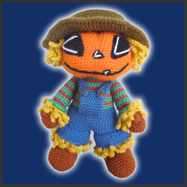 Amigurumi Pattern Crochet Scarecrow Bogey Bogeyman Bogy Doll Etsy