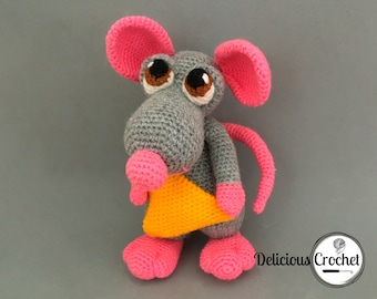 Modèle Amigurumi Poupée Donnie Mouse au crochet DIY Téléchargement numérique instantané au format PDF