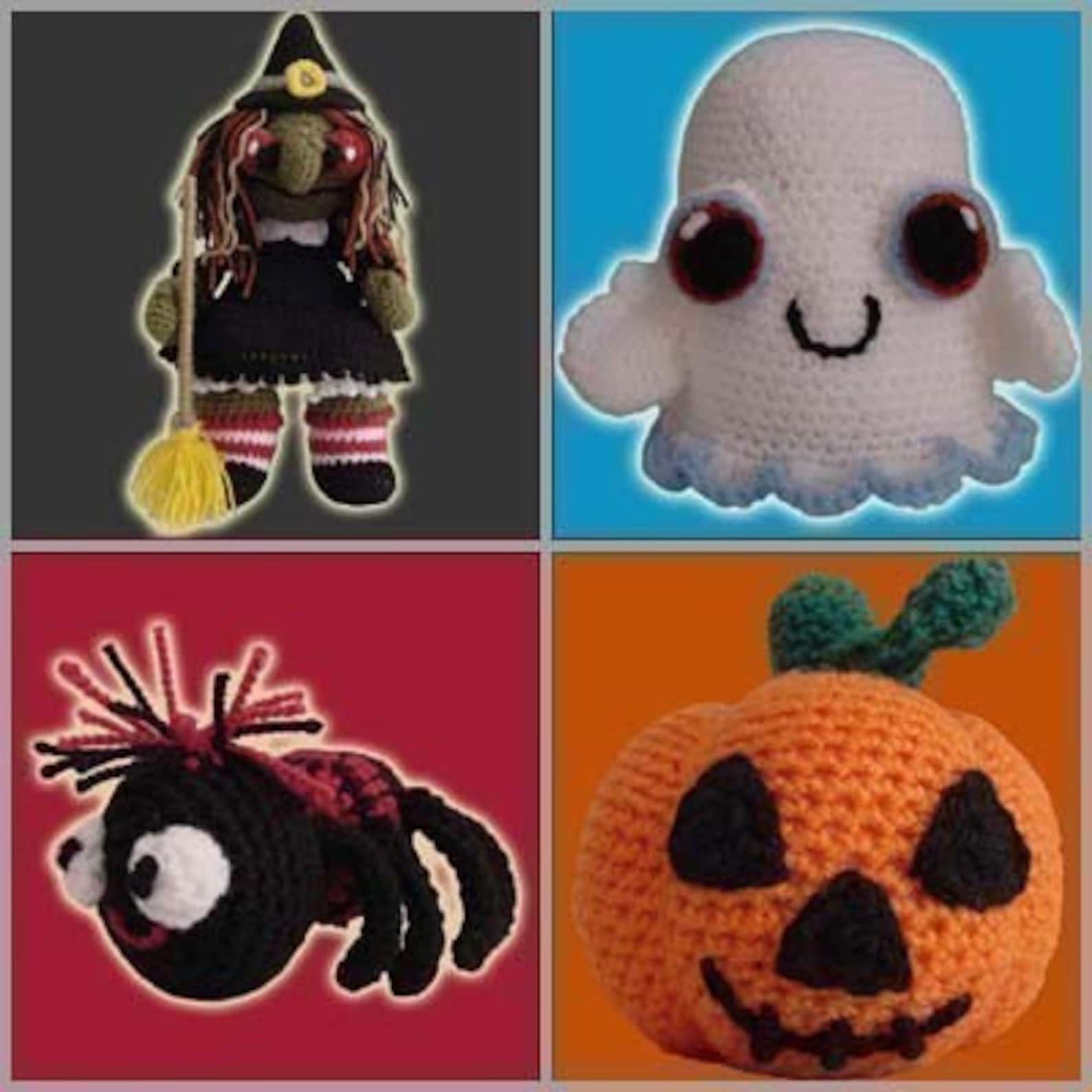 Amigurumi Pattern Crochet Scary Set Halloween Dolls DIY Etsy