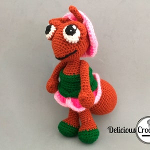 Amigurumi Padrão Crochê Formiga Inseto Emmet Pismire Bug Animal Boneca Brinquedo PDF Inglês ou Espanhol