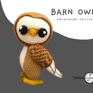 Amigurumipatroon gehaakte kerkuil DIY digitale download
