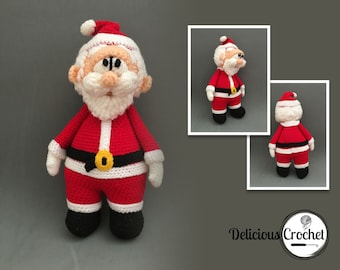 Amigurumi Pattern Crochet Santa Claus Amigurumi Doll Christmas Crochet PDF English or Spanish