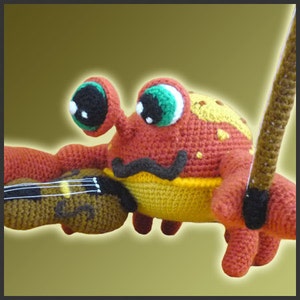 Amigurumi Pattern Crochet Niccolo Fiddler Crab DIY Digital Download PDF