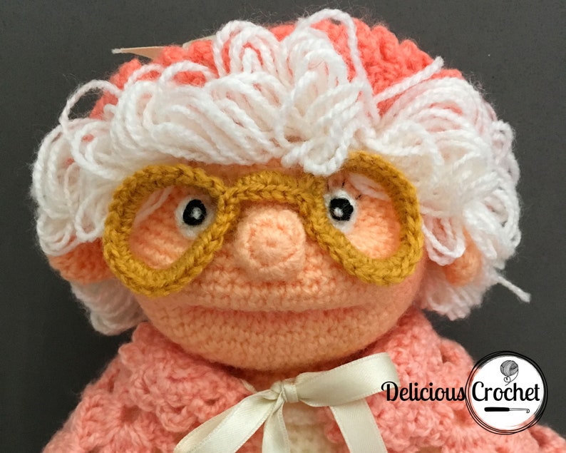 Amigurumi Pattern Crochet Granny Doll DIY Digital Download image 3