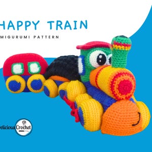 Train Crochet Amigurumi Pattern PDF – Crochet Toy Pattern for Kids ...