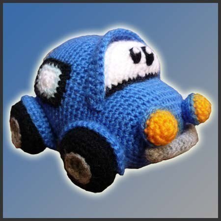 Amigurumi Pattern Crochet Little Car DIY Digital Download