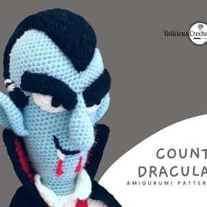 Amigurumi Crochet Patron PDF Conde Dracula