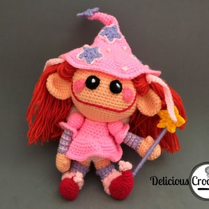 Amigurumi Pattern Crochet Little Fairy Doll DIY Instant Digital Download PDF