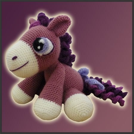 Amigurumi Pattern Crochet Heather Pony Doll DIY Digital Download