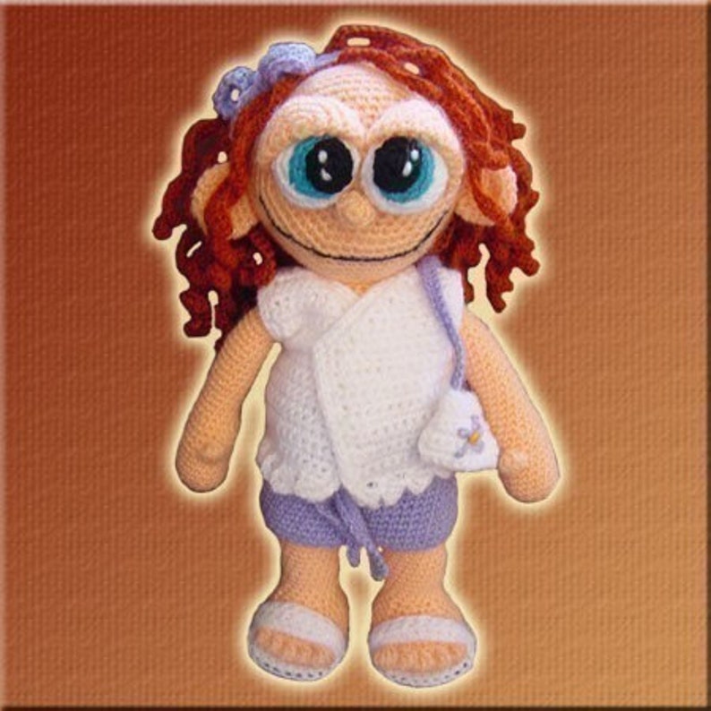 Amigurumi Pattern Crochet Sally Doll DIY Digital Download image 1