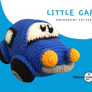 Amigurumi Pattern Crochet Little Car DIY Digital Download