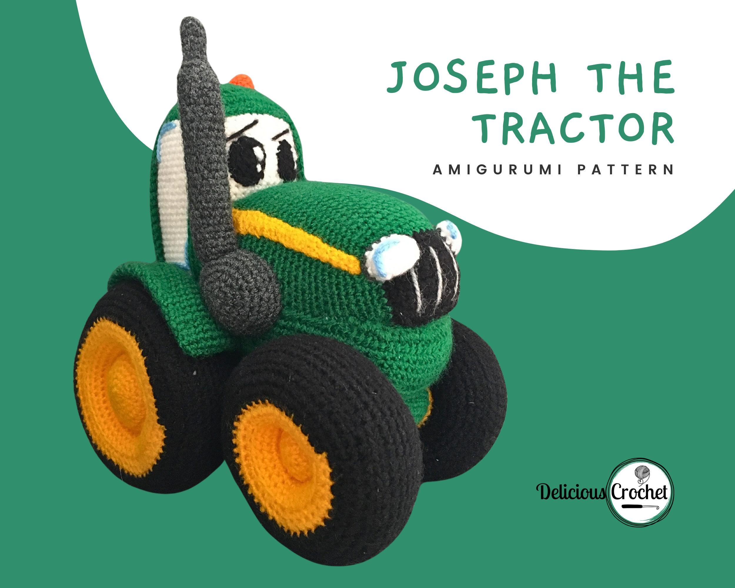 Amigurumi Tractor Crochet Pattern – DIY Farm Vehicle Plush, PDF ...
