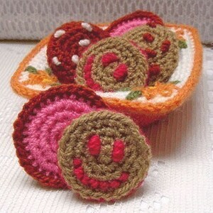 Amigurumi Pattern Crochet Tea Set and Cookies DIY Instant Digital Download PDF image 4