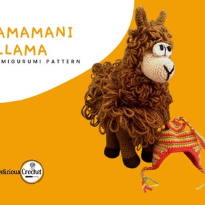 Amamani Pattern Crochet Puzzle Ball Llama Amigurumi Toy Doll Animal PDF English or Spanish DIY