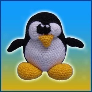 Amigurumi Pattern Crochet Penguin Tux Hawaian Animal Doll Toy Surfer PDF English or Spanish image 2
