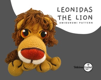Patron Amigurumi au crochet Lion félin chat sauvage Amigurumi animal poupée jouet PDF Patron anglais ou espagnol DIY