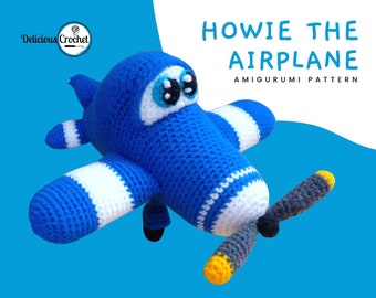 Amigurumi Patron Crochet - Howie, El Aeroplano
