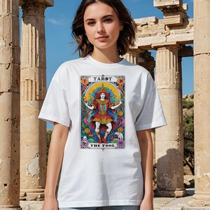 The Fool Tarot Unisex T-shirt, Tarot Tee