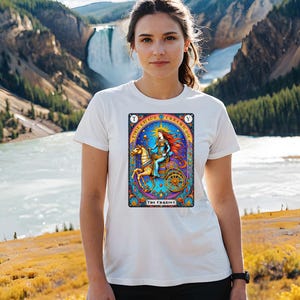 The Chariot Tarot Unisex T-shirt, Tarot Tee