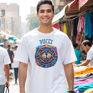 Pisces Zodiac T-Shirt, Astrology Zodiac Tee